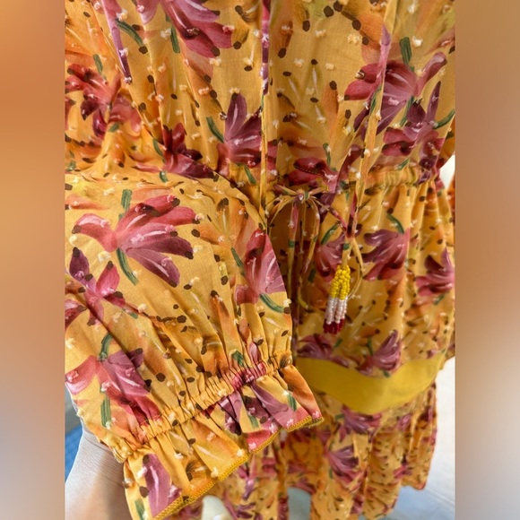 Farm Rio Banana Sunshine Mini Dress XS - Picture 8 of 8